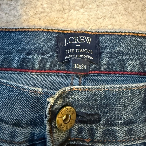 Men’s J Crew Driggs Classic Blue Denim Jeans - Picture 2 of 6